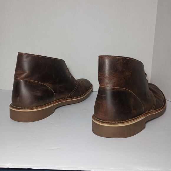 Clarks Bushacre Mens Size 13M Brown Casual Chukka Desert Ankle Boots Shoes 15522 - Picture 4 of 16